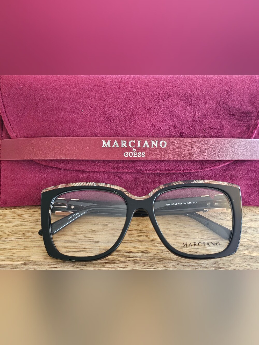 Marciano by GUESS Black and Tortoiseshell Women's Eyeglass Frames
